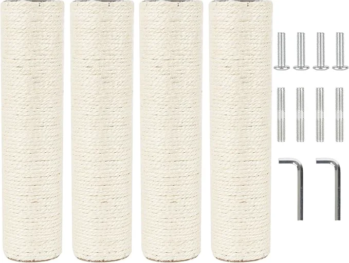 Trusted 4 Pcs 2.9in 7.4cm Diameter Cat Tree Scratching Post Sisal Pole M10 11.8in 30cm About ThisOverview Durable