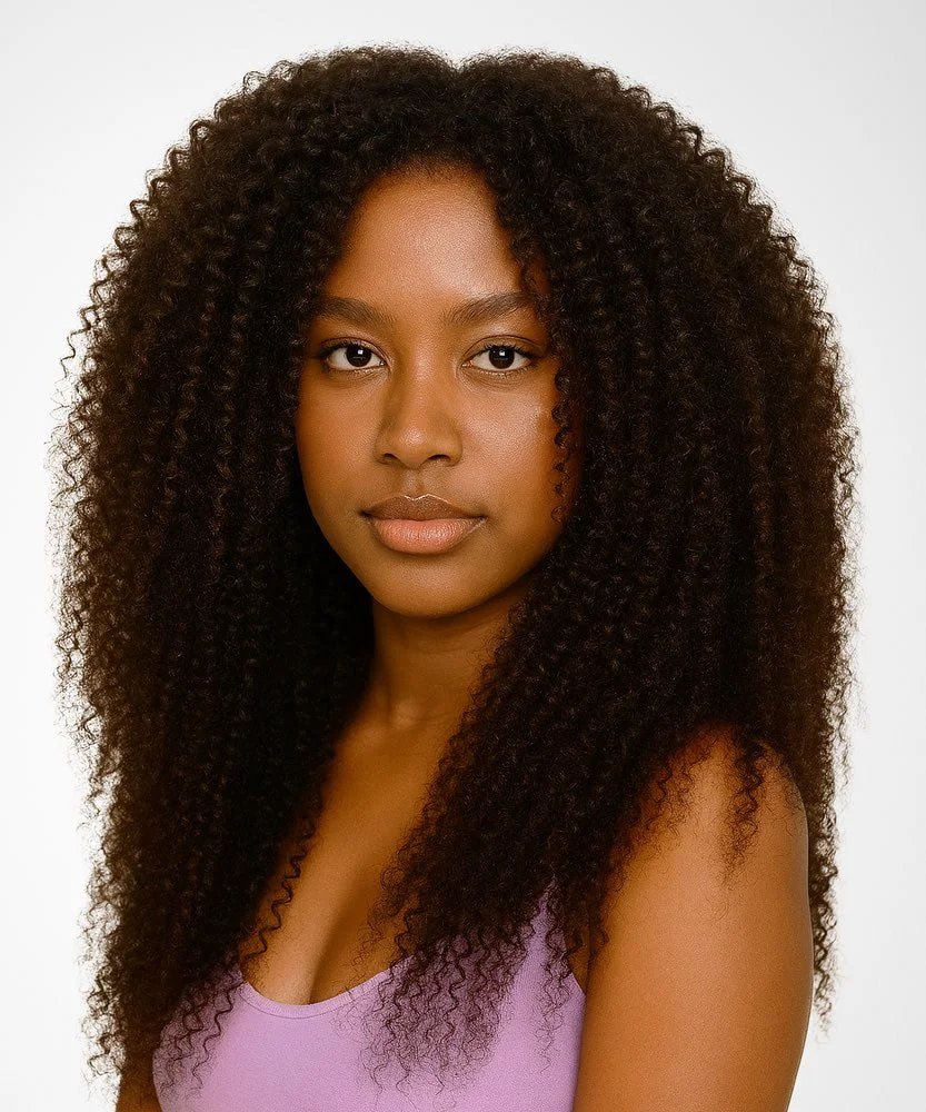 Excellent Kinky Curly U-Part Wig Breathable