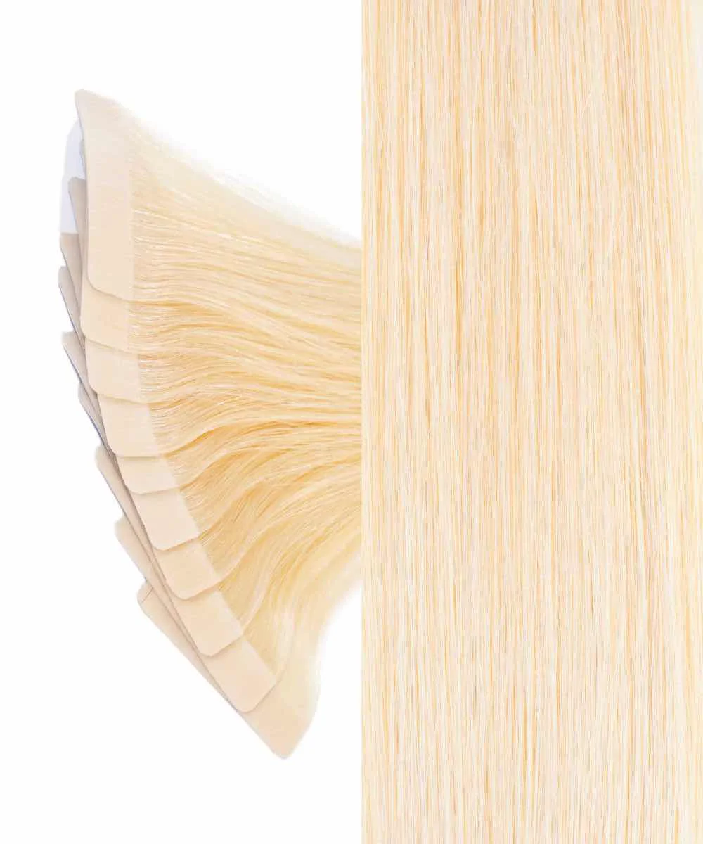 Selected Straight Classic Tape-In Hair Extensions Genuine