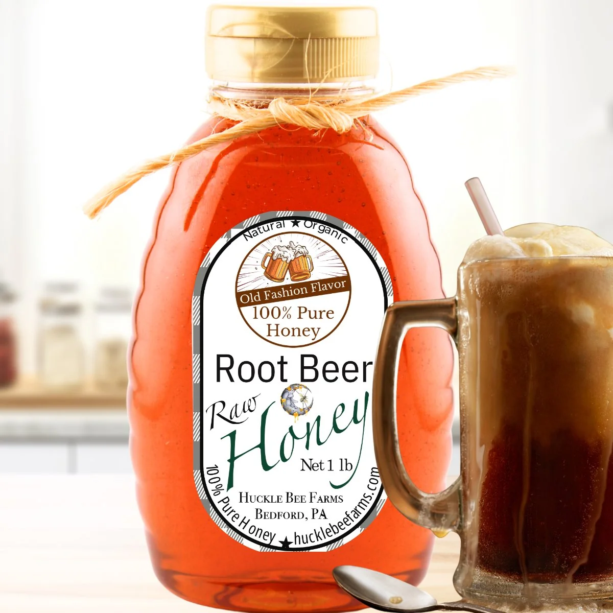 Original Design Root Beer Flavor Honey Unique Twist for a honey Delights Durable