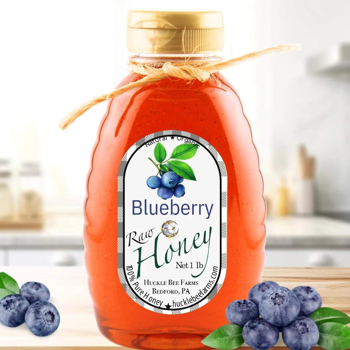 Classic Blueberry Honey Bliss Handcrafted Gourmet Infusion Green