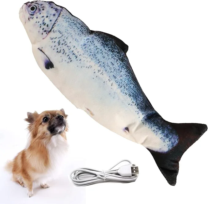 Fast istic Flopping Fish Dog Chew Toy - Electric Moving Interactive Pet Toy for Small Medium Dogs Chew Rocking Toy for Indoor Outdoor ExerciseAbout This Fine