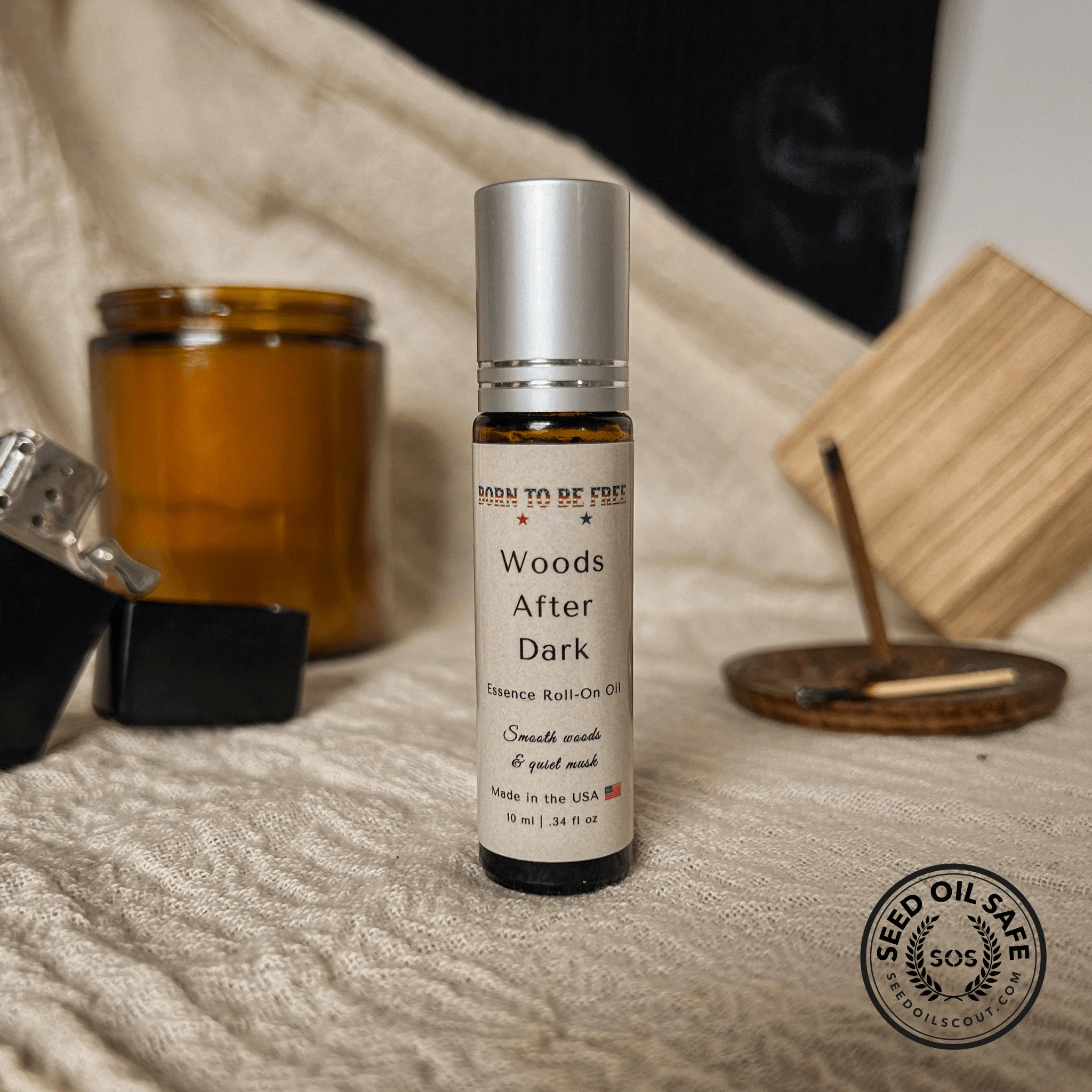 Exceptional Woods After Dark Essence Roll-On Oil Recyclable