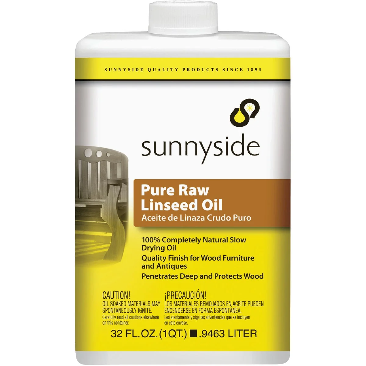 Next-Generation Sunnyside Pure Raw Linseed Oil 1 Qt. Elite