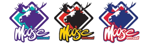 Next-Generation MOOSE RACING Decal - Moose Offroad - 3 Pack 4320-2531 Contemporary