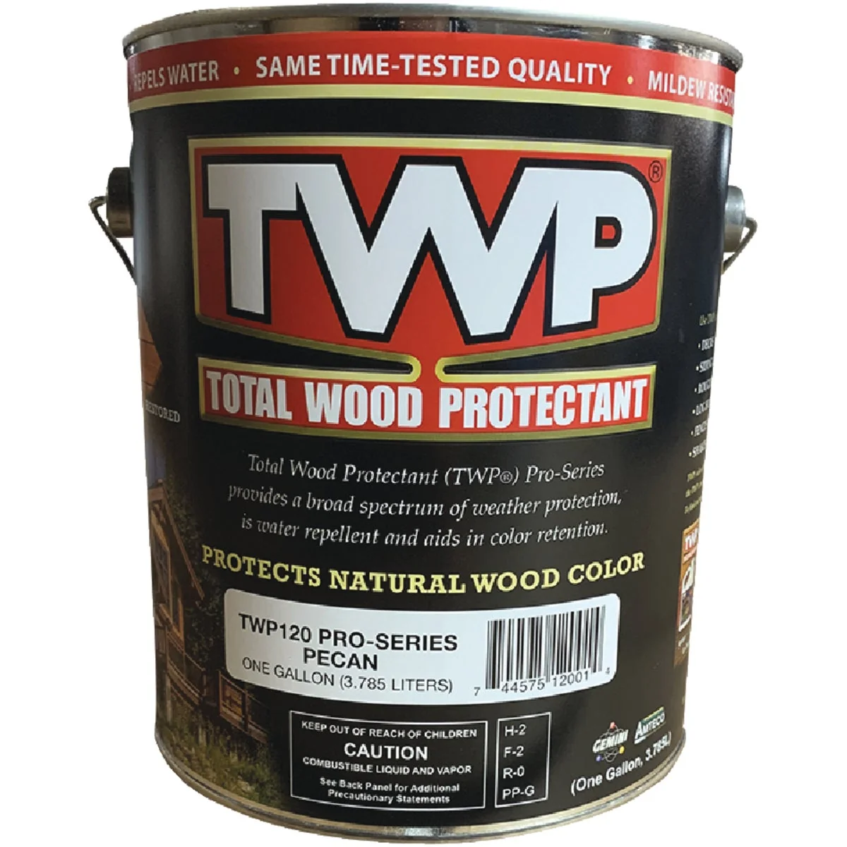 Responsible TWP100 Pro Series Semi-Transparent Wood Protectant Deck Stain Pecan 1 Gal. Casual