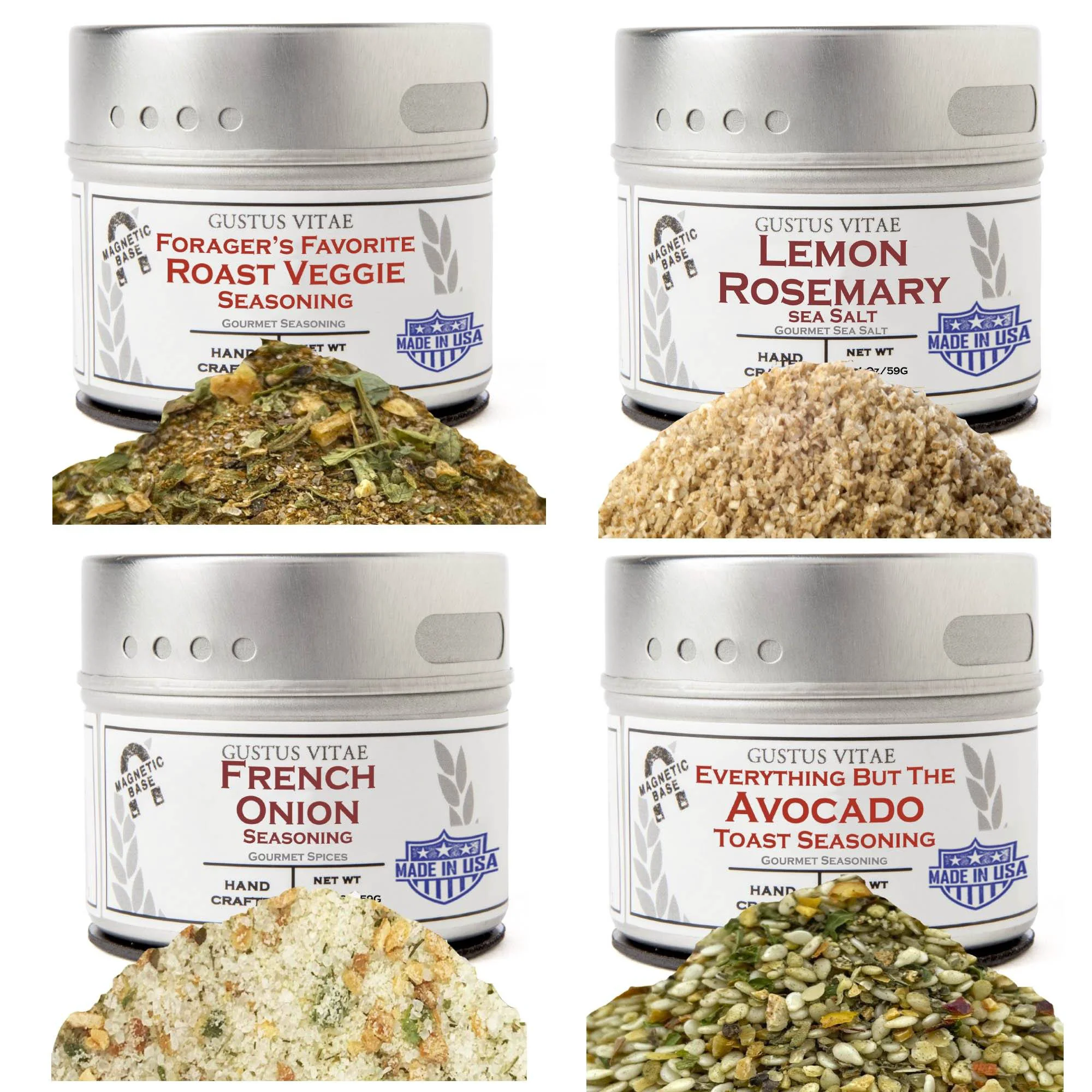 Trendy Chef's Secret Luxury Seasonings Sea Salts Pack Set of 4 Fashionable