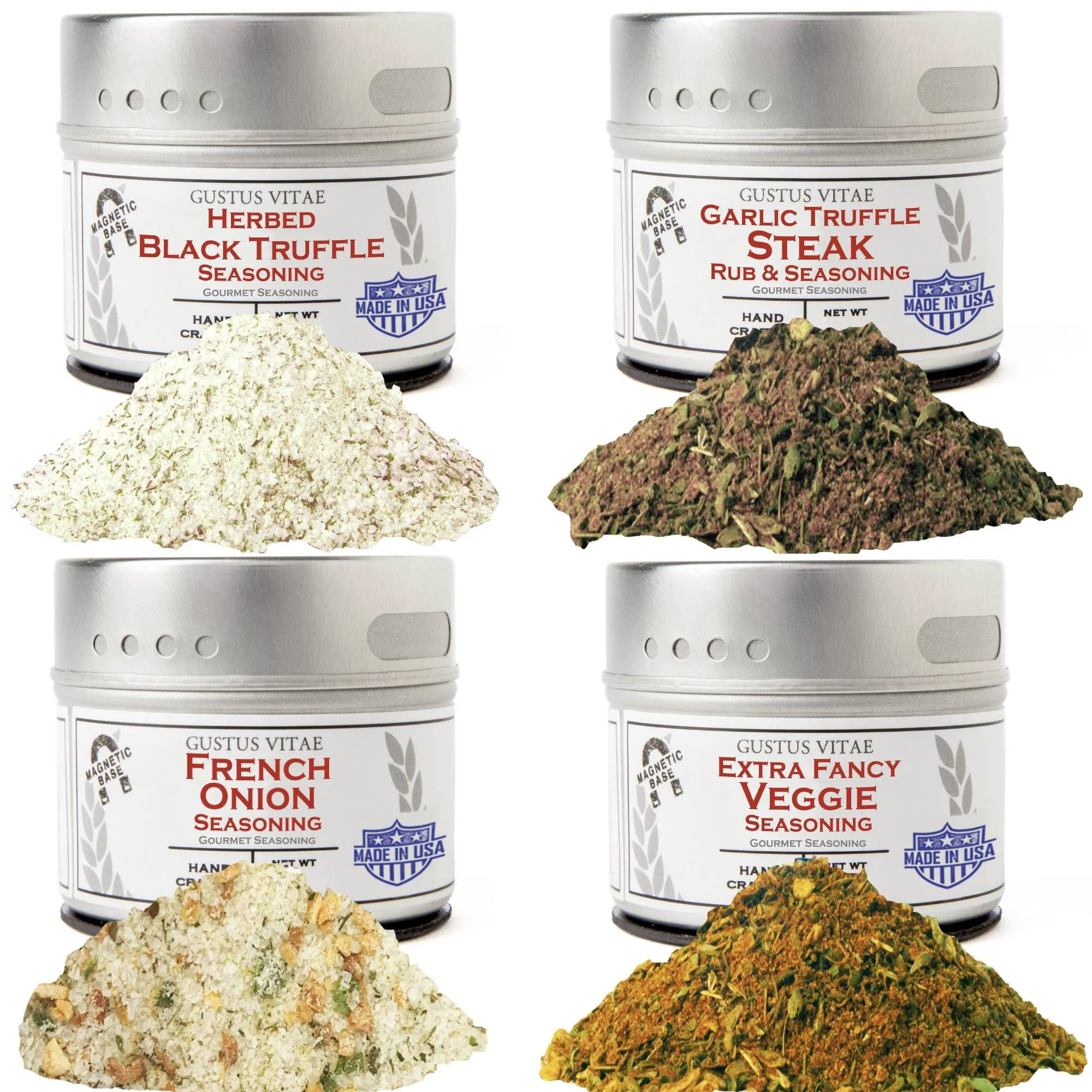 Efficient Luxury Protein Fancy Truffled Side Seasonings Set of 4 Modern