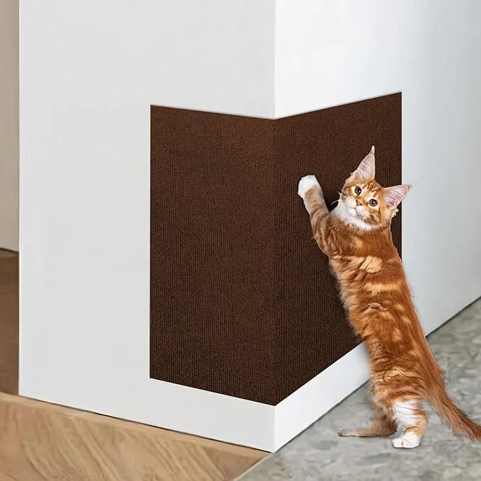 Trendy Cat Scratcher Pad 47.2 x15.8 Scratching Mat Trimmable Anti Scratch Bed Couch Wall Corner Furniture Protector from Cat Claws Easy Use for Cat Carpet DoorAbout ThisOverview High-End
