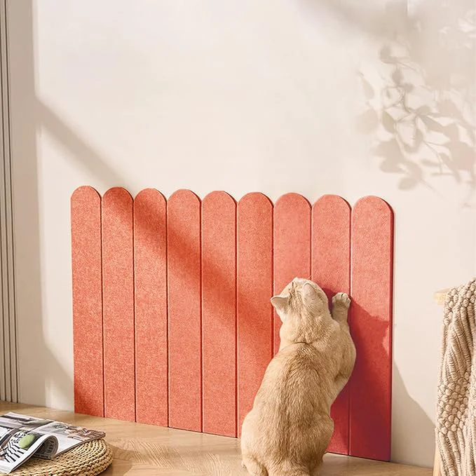 Casual Cat Scratcher Wall Scratchers for Indoor Cats Vertical Scratching Posts Cat Scratching Board 3 Pieces Set Cat Scratch Furniture Protector Orange About ThisOverview Elegant