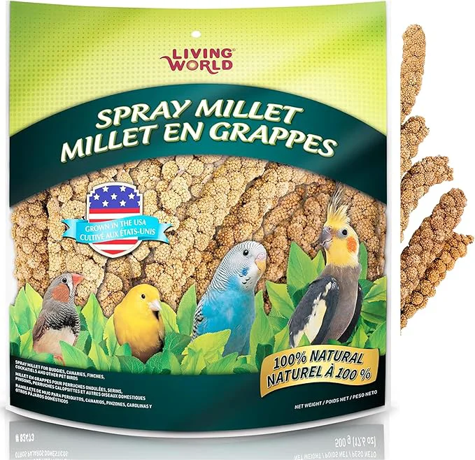 Superior Living World – Millet Spray for Birds 5 Pounds – Premium Treat for Budgies Optimized