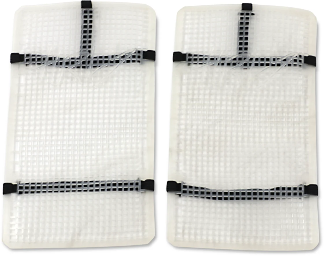 Dependable MOOSE RACING Mud Radiator Cover - White - Honda CRF250R 2016-2024 High-Performance