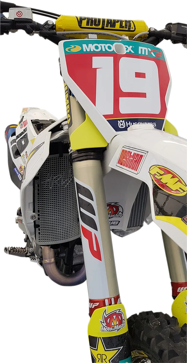 Top-Quality MOOSE RACING Mud Radiator Cover - White - Yamaha HPRMUDYZ1252TM Long-Lasting