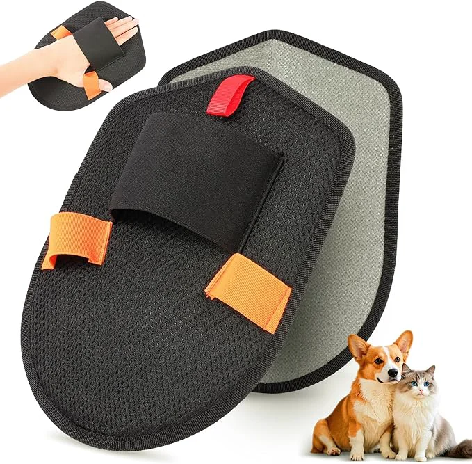User-Friendly Pet Fur Removal Gloves Suitable for Cats and Dogs. The Upgraded Version is a Reusable Static Hair Removal Tool. The al Brush can be Used on Bed Sheets Sofas Clothes Carpets and car SeatsAbout ThisOverview Sustainable