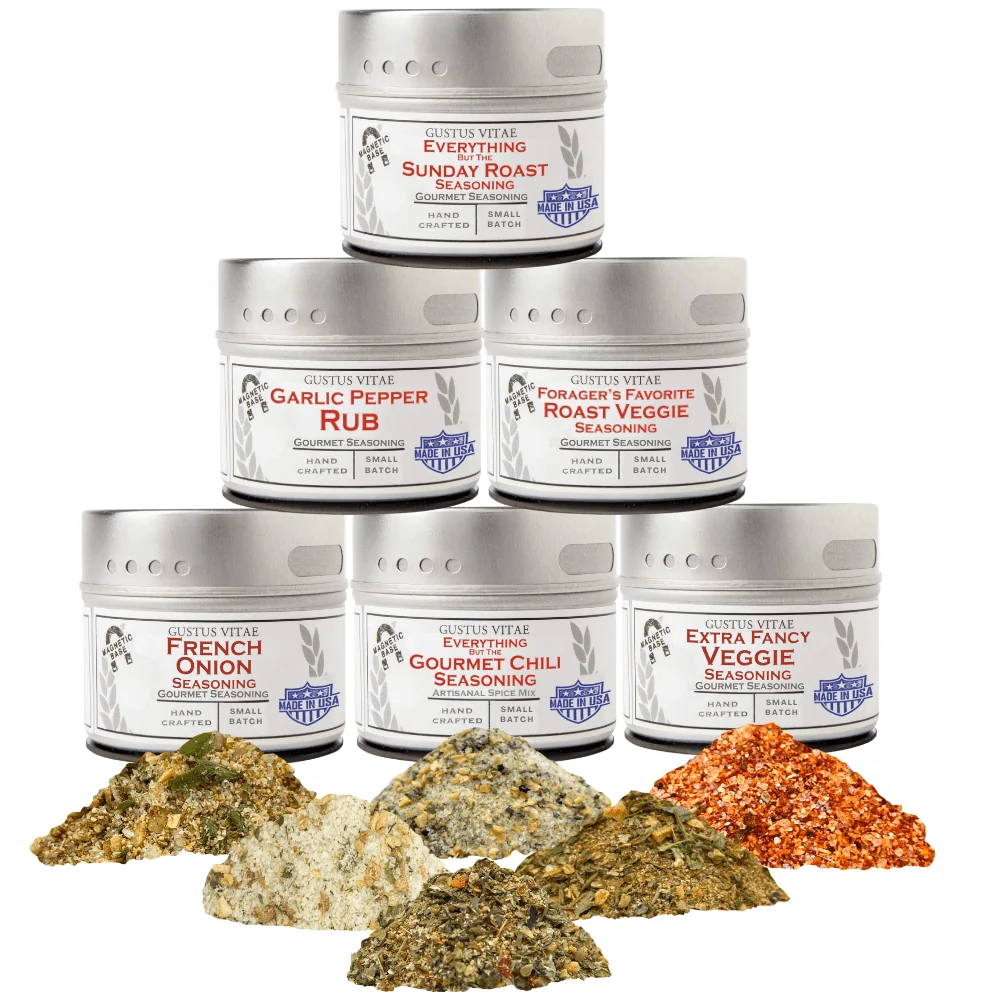 Trusted Slow Cooker Seasonings - 6 Spice Blends Gift Set Pure