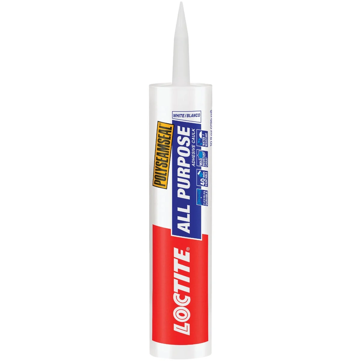 Fine Crafted LOCTITE POLYSEAMSEAL 10 Oz. White Adhesive Caulk Safe