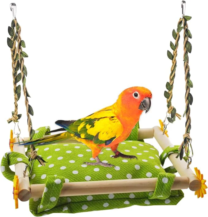 Contemporary Bird Toy Climbing Hammock Nest Hanging Bird Bed Smooth