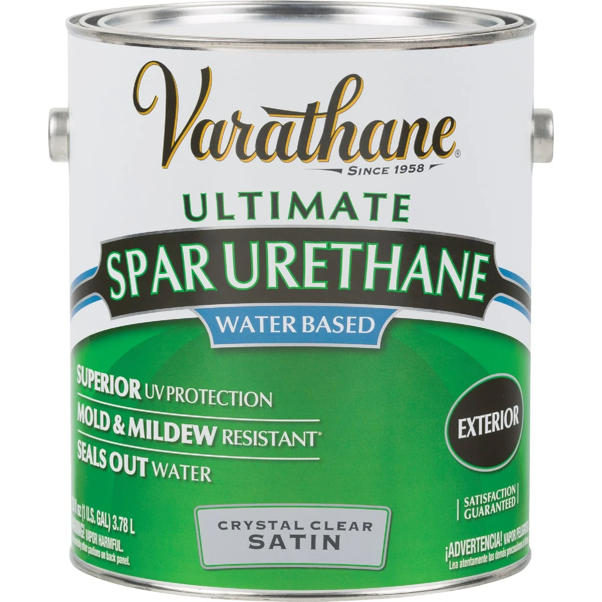 Elegant Varathane Satin Clear Water Based Exterior Spar Urethane 1 Gal. Proven