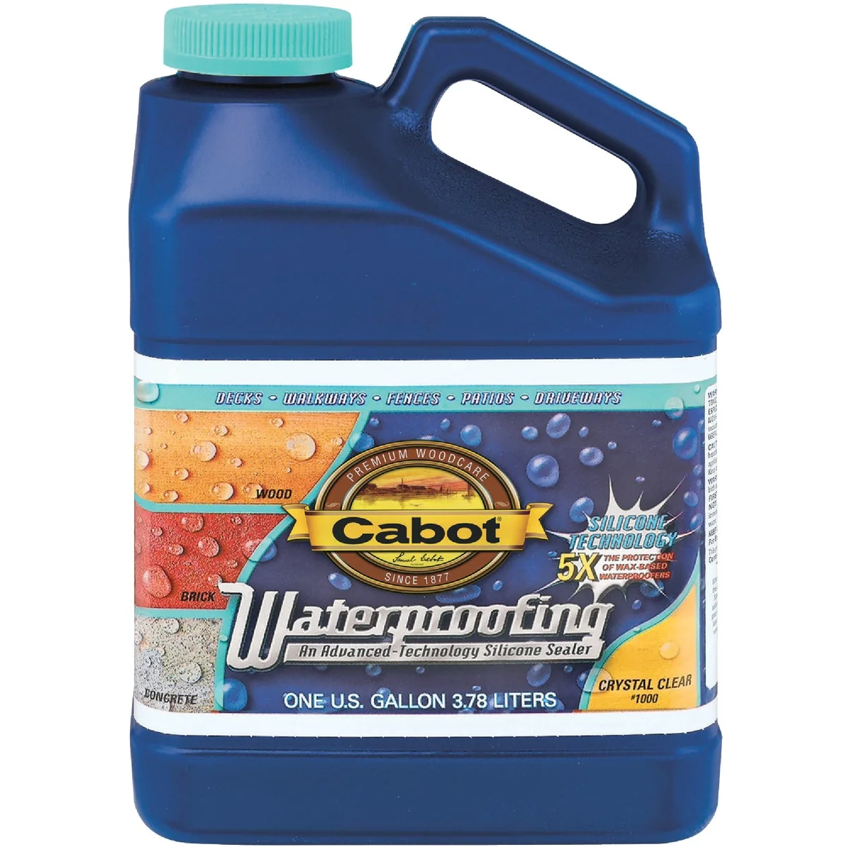 Expertly Made Cabot Clear Silicone Waterproofing Sealer 1 Gal. Relaxed