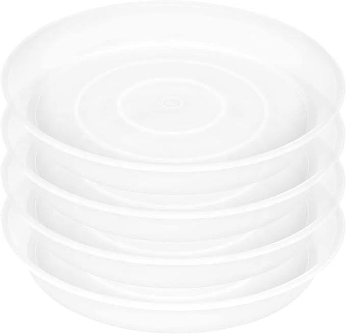 Specialty 4 Pack of 16 inch Plant Saucer 1.7 Depth Tray Large Deep Garden Plastic Relaxed