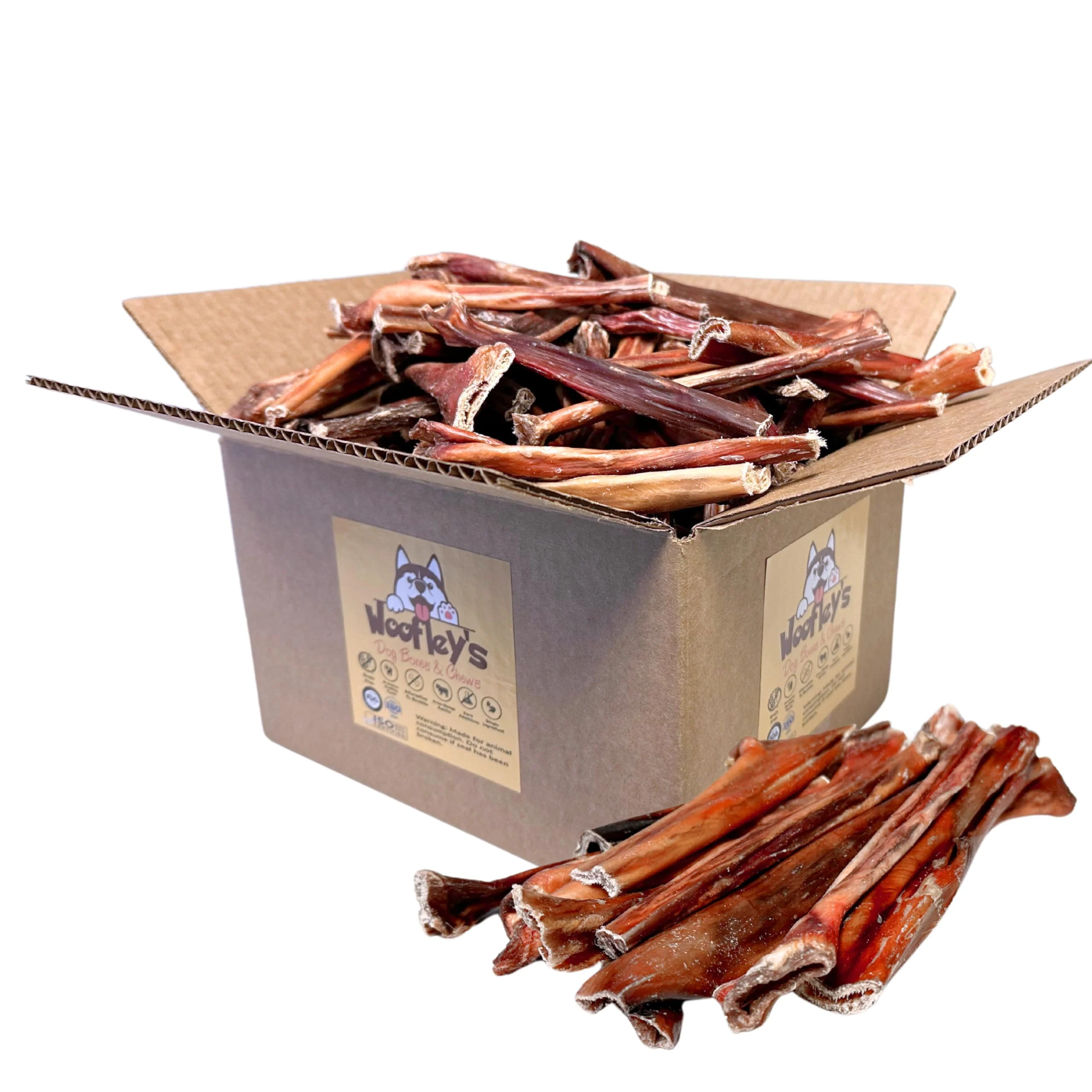 Soft Woofley's Esophagus Stick 50 Count — Safe Dog Jerky Chews Official