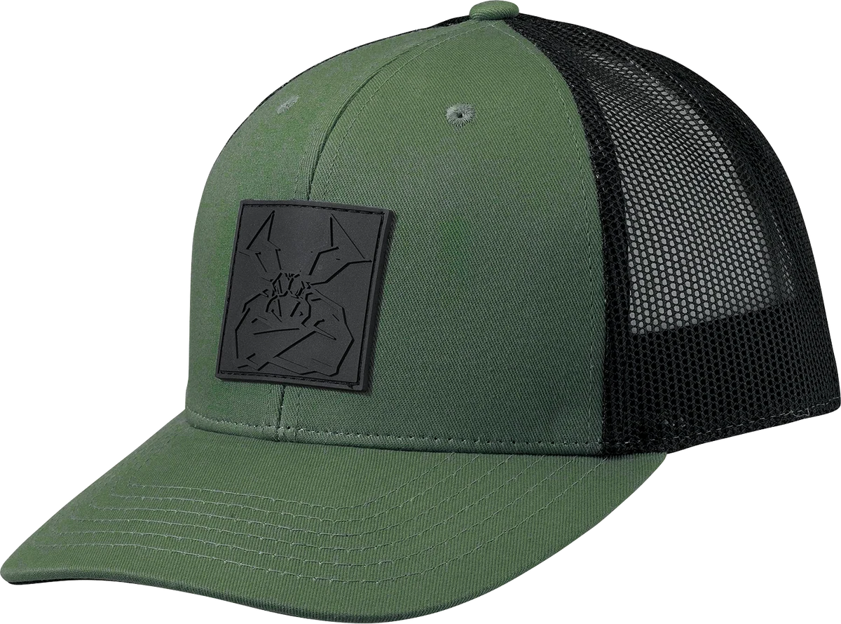 Clean MOOSE RACING Moose Agroid Embossed Hat - Green Black - One Size 2501-4009 Exceptional