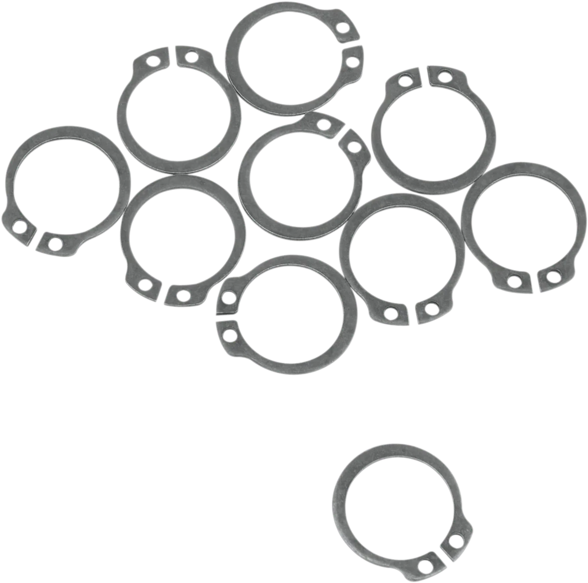 Unique MOOSE RACING Snap Ring - 10 Pack - Kawasaki Suzuki 25-6007 Artisan