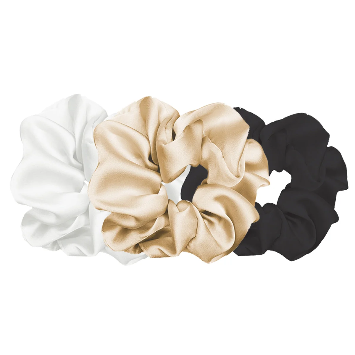 Classic Luxe Plush Scrunchie - Clash 3pcs Solid