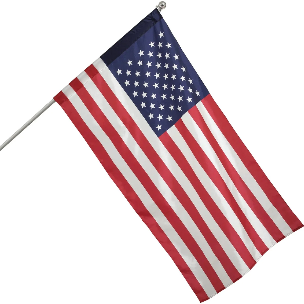Innovative Valley Forge 2.5 Ft. x 4 Ft. Nylon American Flag 5 Ft. Pole Kit Optimized