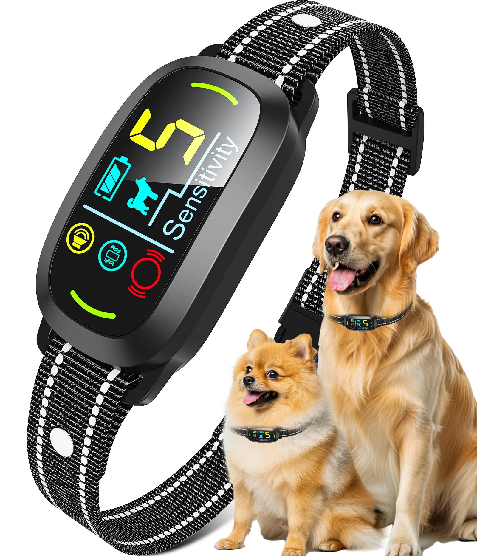 Authentic Oliry Smart AI Bark Collar for All Dogs 5 Training Modes IP67 Waterproof Rechargeable Specialty