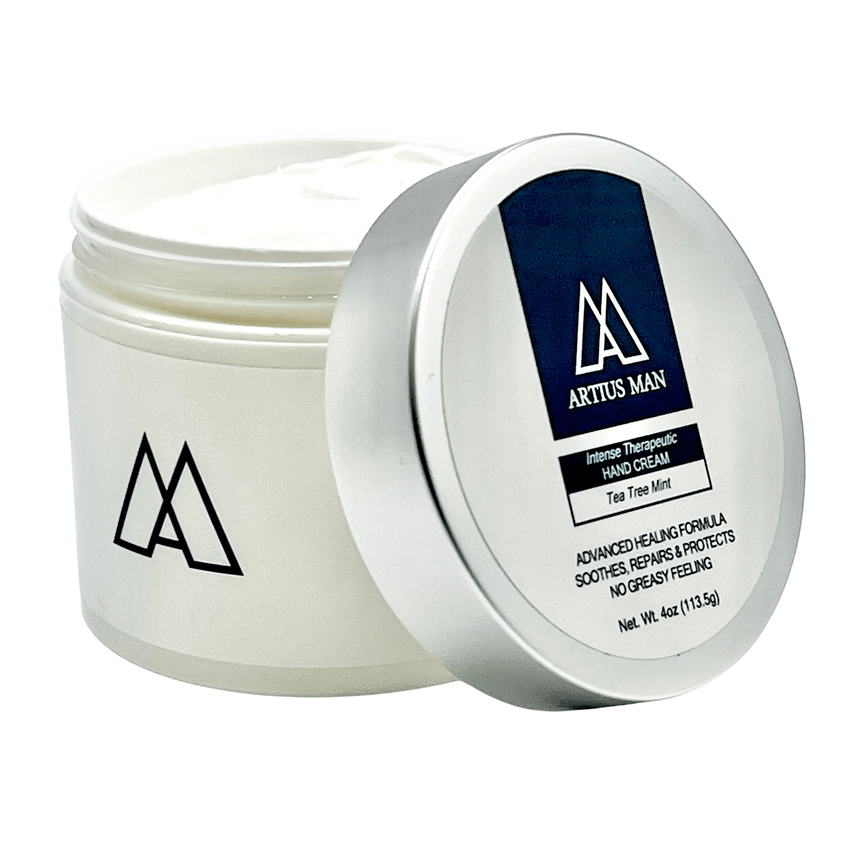 Quality Intense Therapeutic Hand Cream For Men - Tea Tree Mint Soft