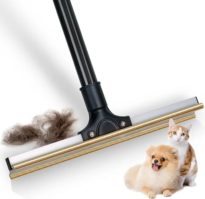 Specialty Carpet Rake for Pet Hair Removal Reusable Dog Hair Remover with 47 Handle Pet Hair Removal Tool with Innovative Metal Edge Design for Carpets Rugs Stairs Pet Tower Hard-to-Reach PlacesAbout ThisOverview Consistent