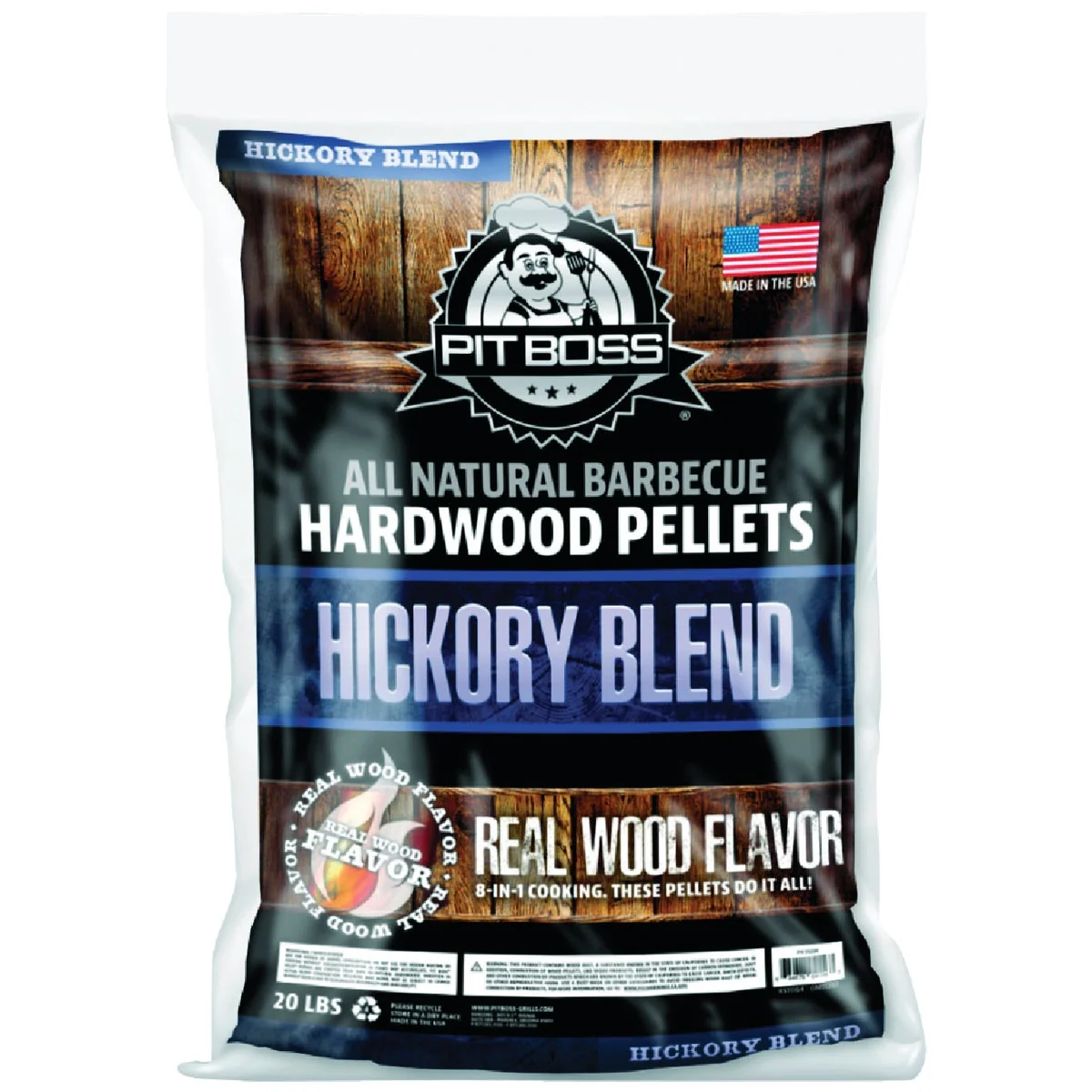 Safe Pit Boss 20 Lb. Hickory Wood Pellets Smooth