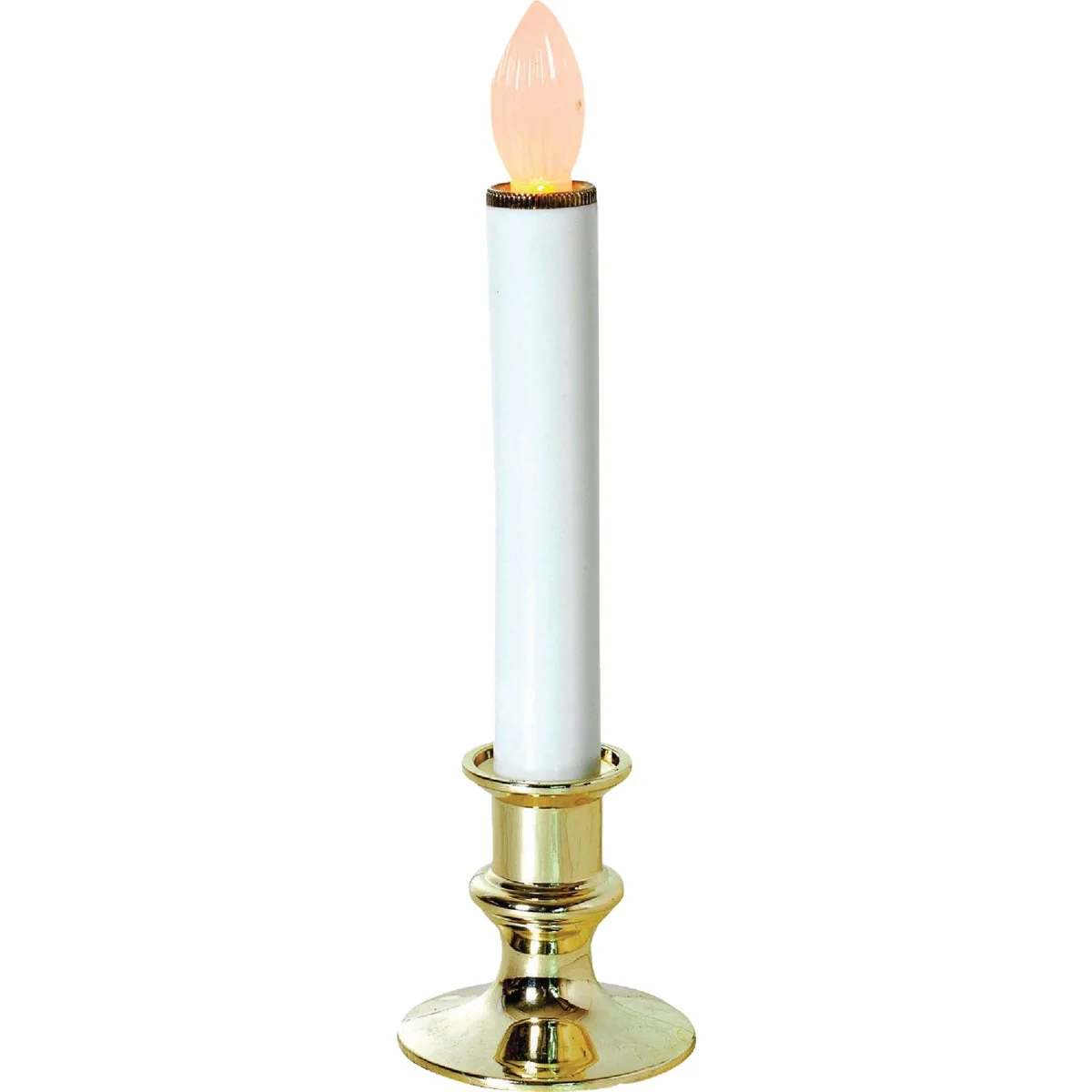 Excellent J Hofert 9 In. H. x 2.5 In. Dia. Gold LED Battery Operated Candle with Timer Fine Crafted