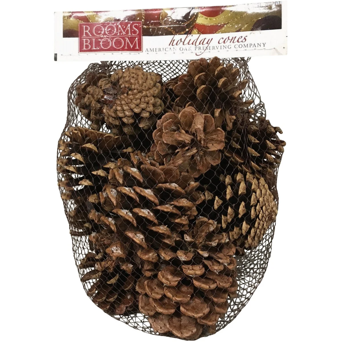 Relaxed Rooms in Bloom Cinnamon Scented Assorted Pinecones Lightweight