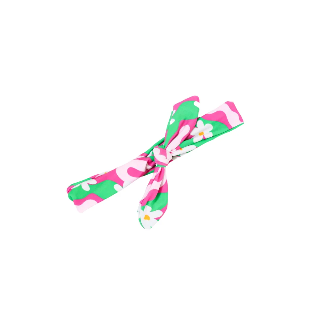 Reusable Swirl Daisy Headwrap Fine Crafted