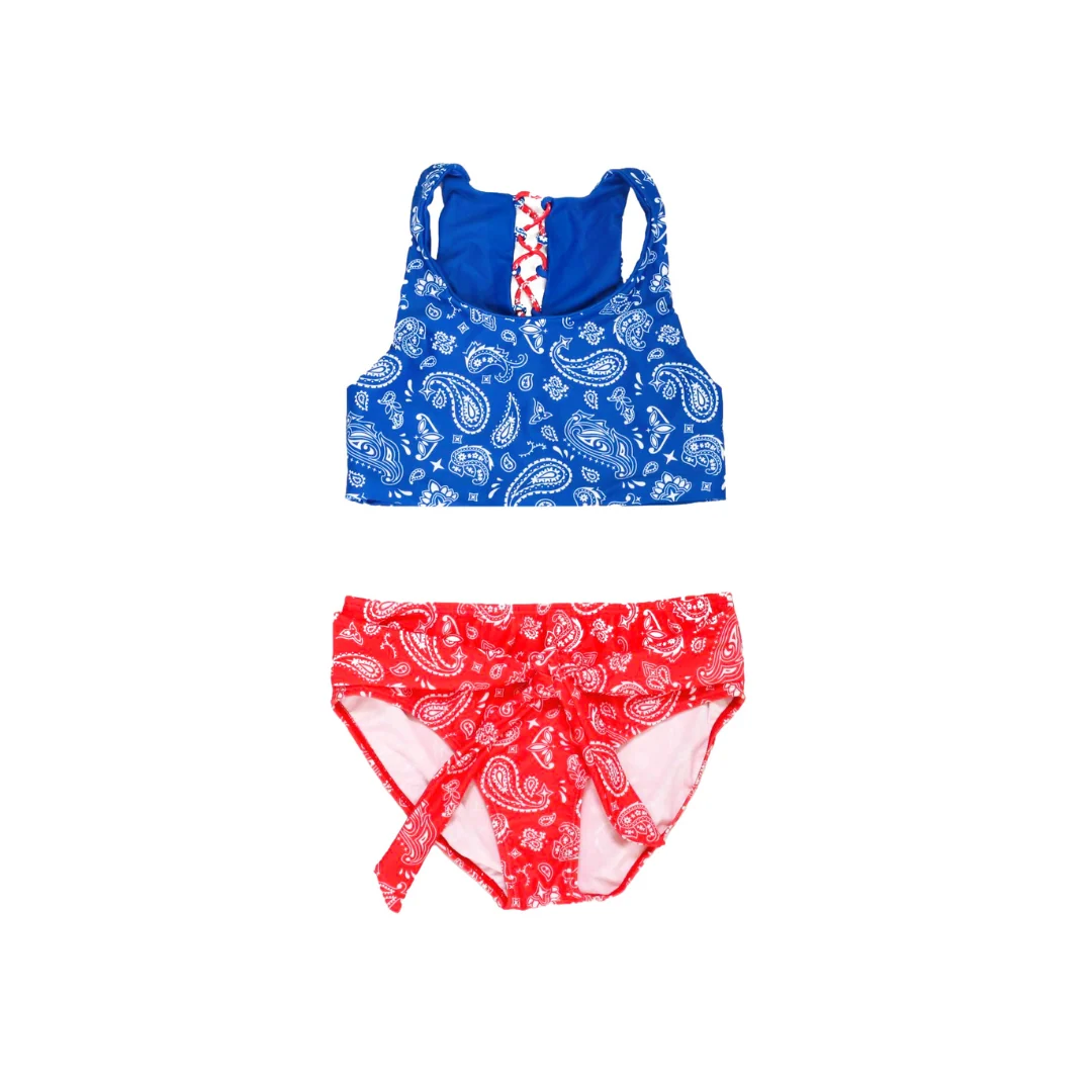 Breathable Cape Liberty Two Piece Swimsuit reversible Expertly Made