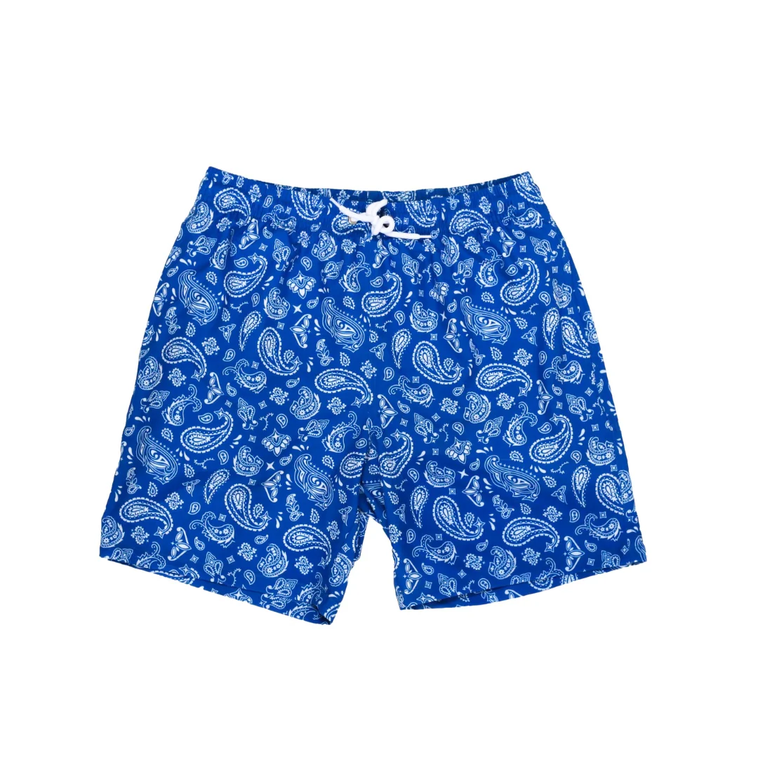Practical Blue Glory Trunks MENS built in boxer briefs Refined