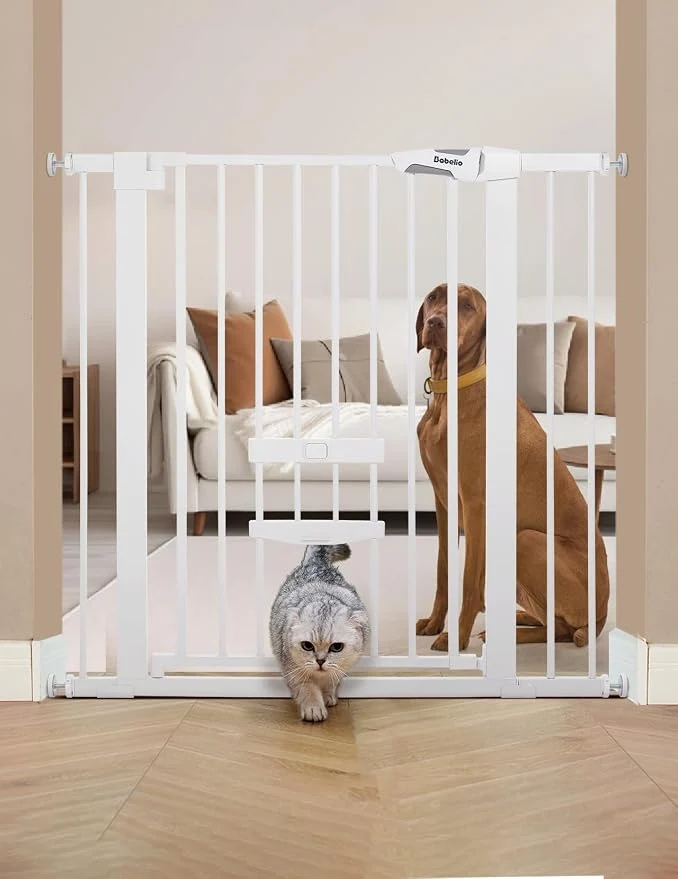 Artisan BABELIO 36 Inch Extra Tall Baby Gate Traditional