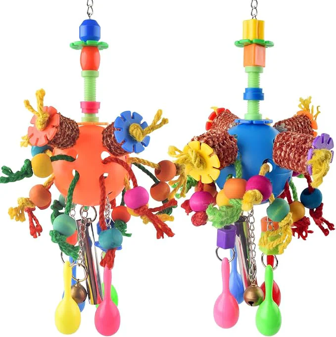 Versatile KATUMO Bird Toys Parrot Ball Treats Clean
