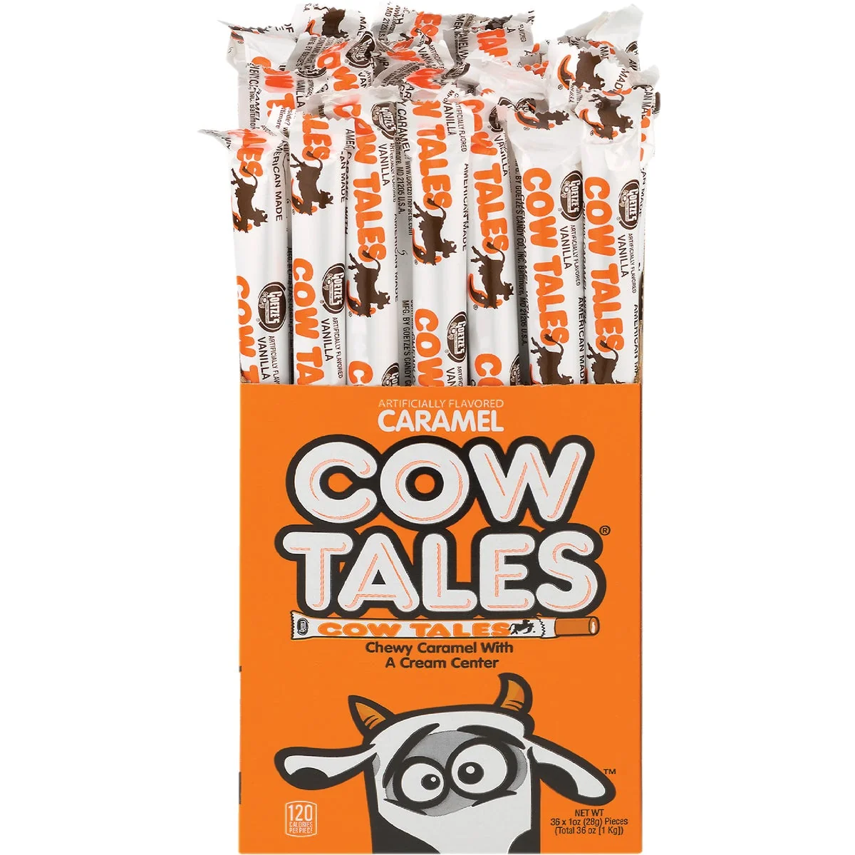 Effective Goetze's Cow Tales Caramel Flavor 1 Oz. Candy Artisan