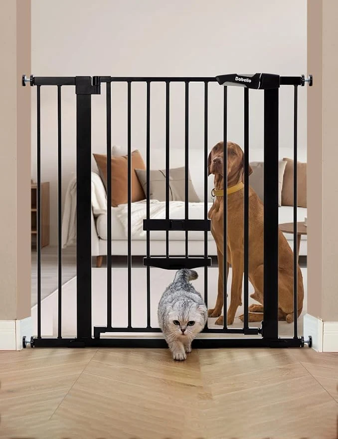 Responsible BABELIO 36 Inch Extra Tall Baby Gate Practical