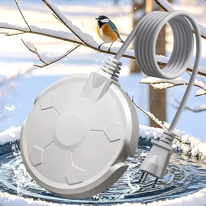 Top-Quality Bird Bath Heater for Outdoors in Winter 120W Birdbath Heaters for Outdoor Bird Secure