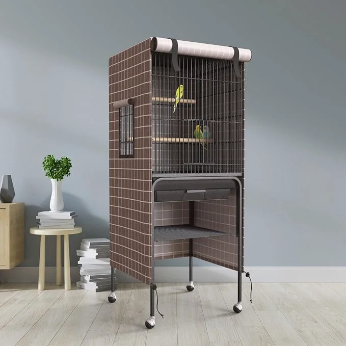 Verified Universal Bird Cage Cover Good Night Blackout Thin Lightweight Breathable Small Next-Generation