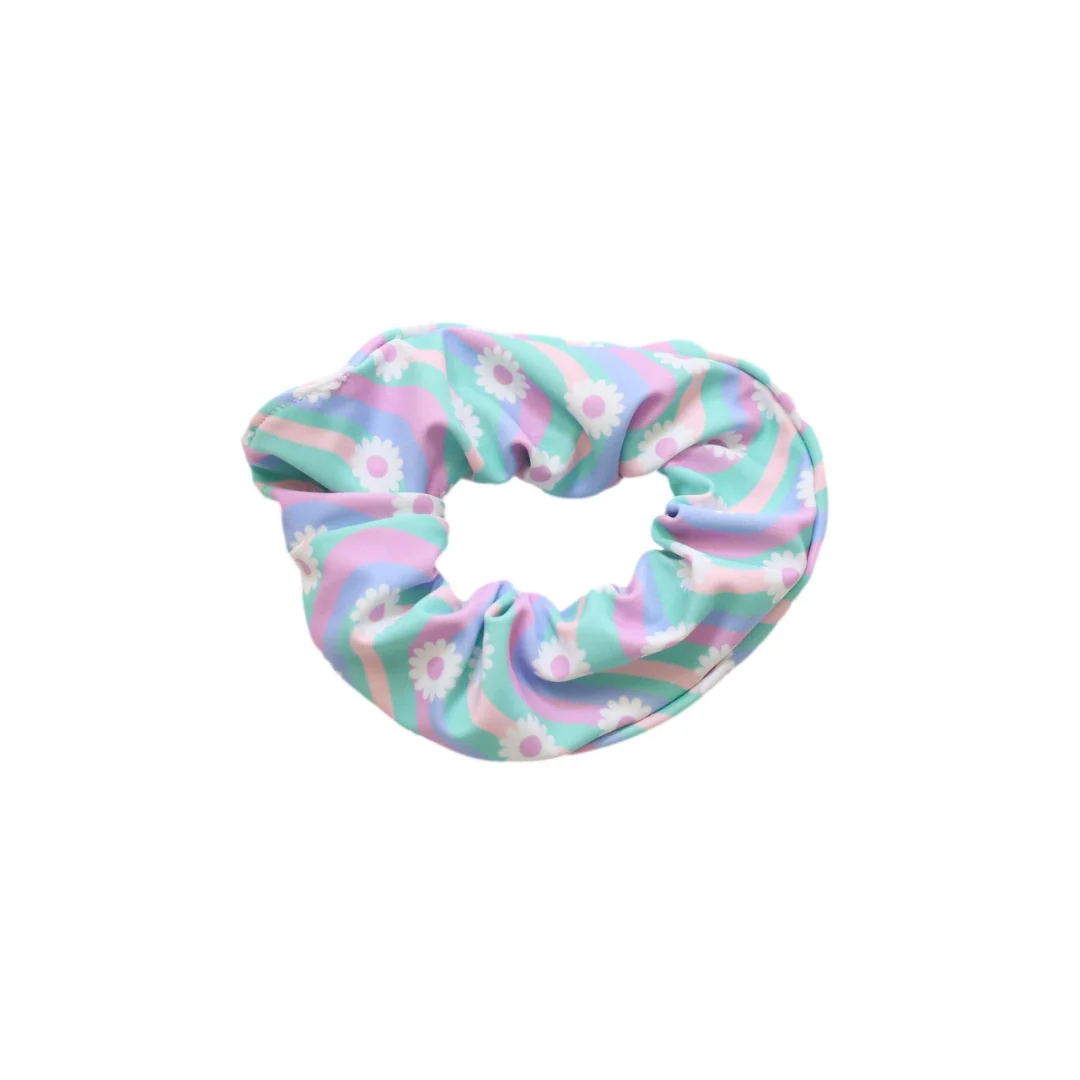 Elite Pastel Daisy Scrunchie Durable