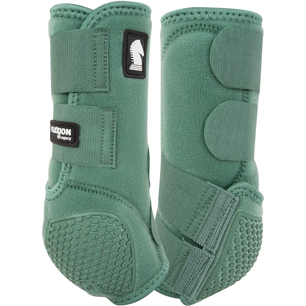 Selected Classic Equine Flexion by Legacy2 Front Support Boots – Spruce Small Cradle Fetlock System Safe