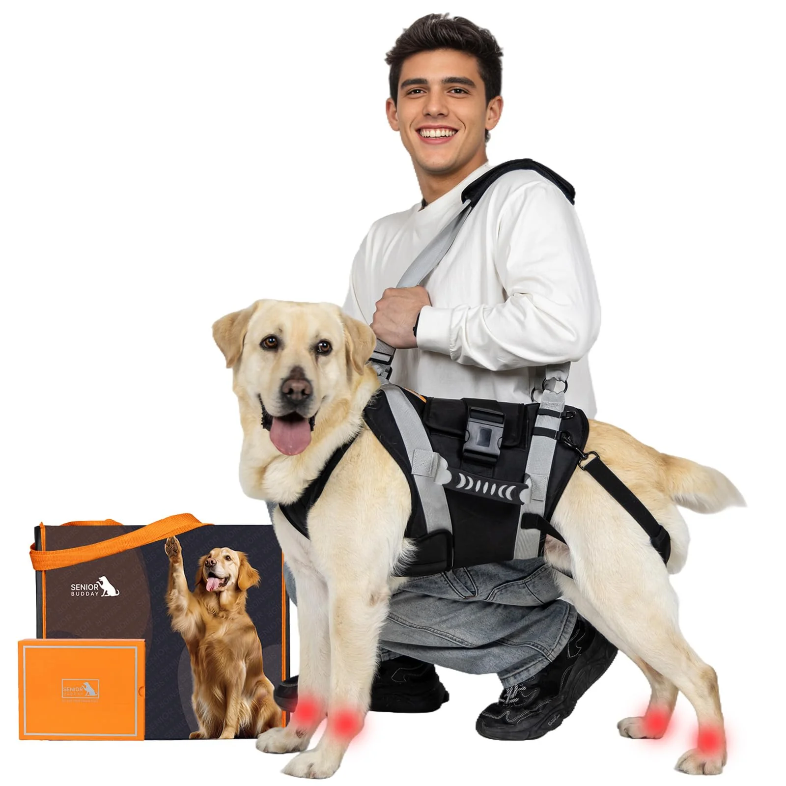 Specialty SENIOR BUDDAY Dog Lift Harness for Large Dogs – Full-Body Sling with Handle High-Performance