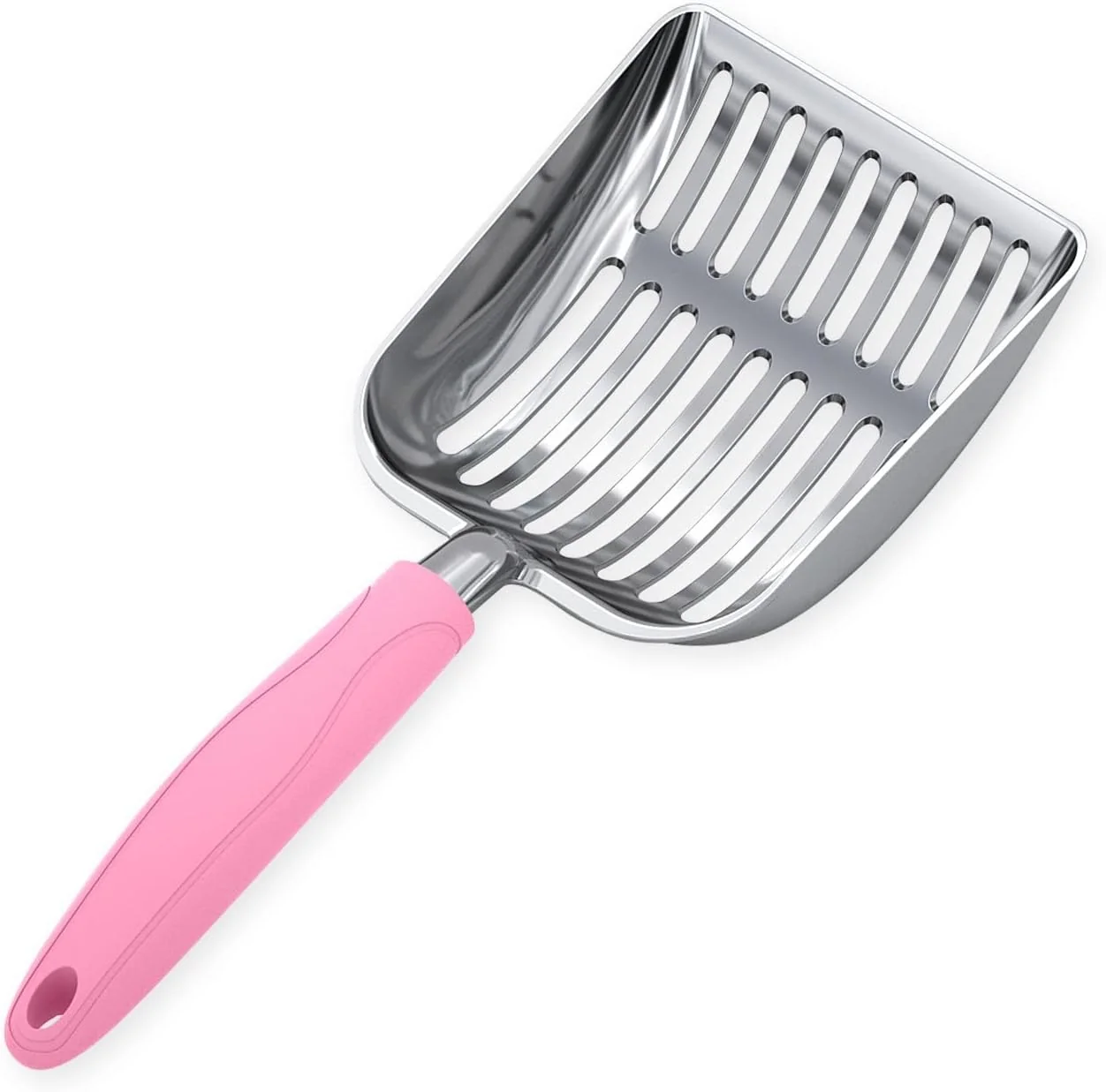 Trusted WePet Cat Litter Scoop Aluminum Alloy Sifter Kitty Metal Scooper Deep Shovel Long Handle Poop Sifting Kitten Pooper Lifter Durable Heavy Duty for Litter Box Sustainable