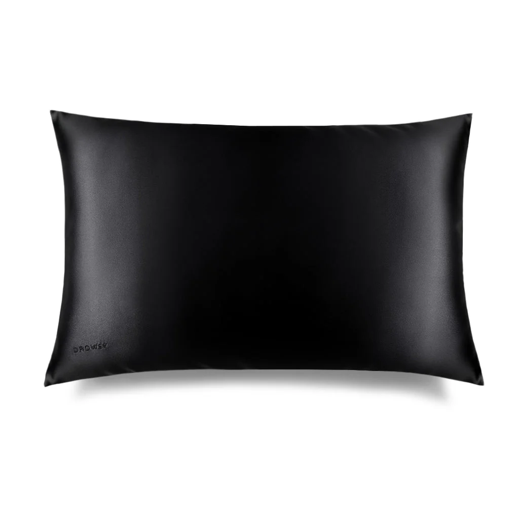 Refined Black Jade Silk Pillowcase Flexible