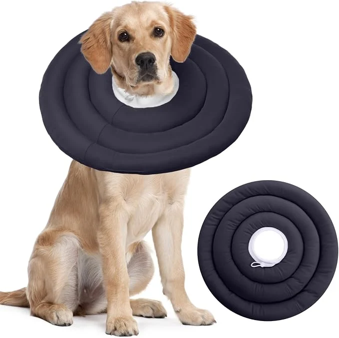 Pure IDOMIK Dog Recovery Collar Waterproof Soft Dog Cone After Surgery Comfy High-Quality